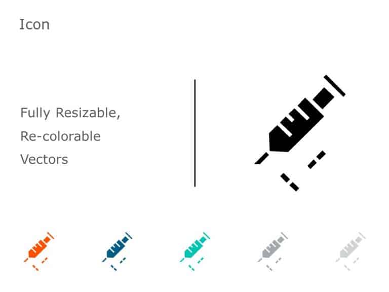 Syringe Icon 20 PowerPoint Template