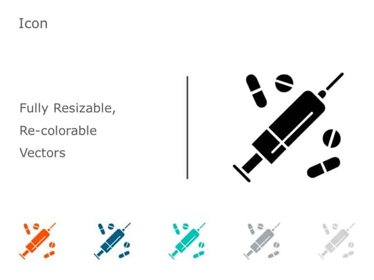 Syringe Icon 22 PowerPoint Template