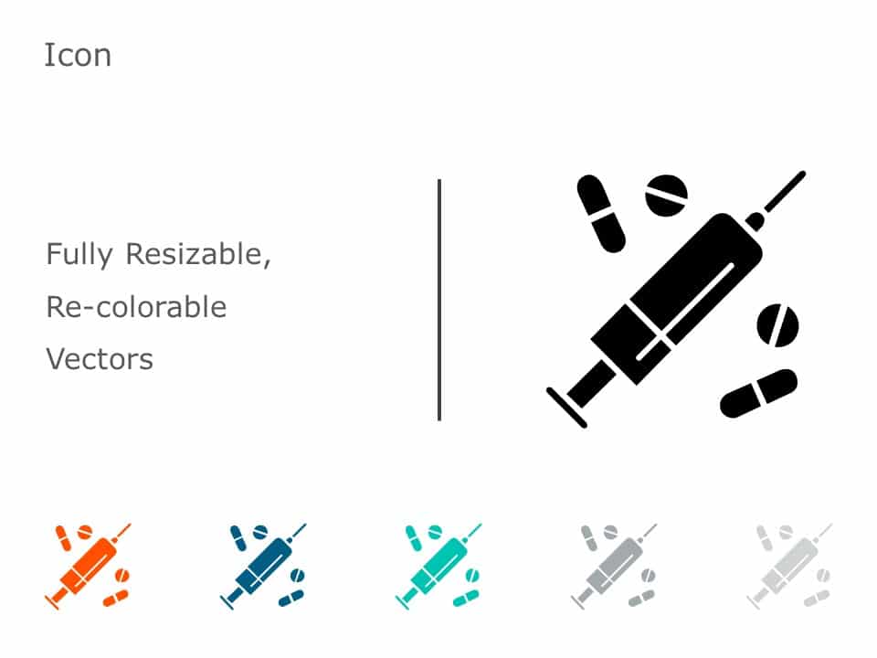 Syringe Icon 22 PowerPoint Template
