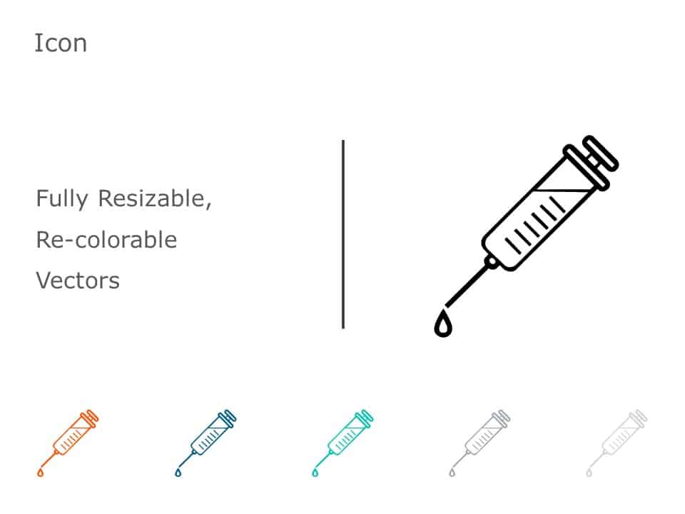 Syringe Icon 23 PowerPoint Template & Google Slides Theme