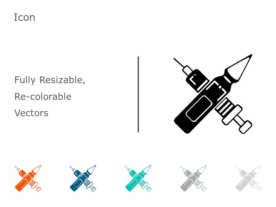 Syringe Icon 29 PowerPoint Template
