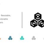 Organic Molecule Hexagons Icon 33 PowerPoint Template & Google Slides Theme