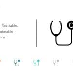 Stethoscope Icon 45 PowerPoint Template & Google Slides Theme