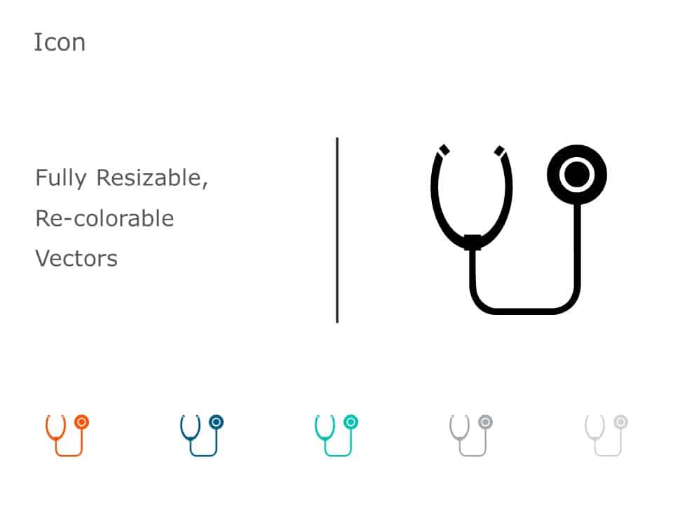 Stethoscope Icon 45 PowerPoint Template