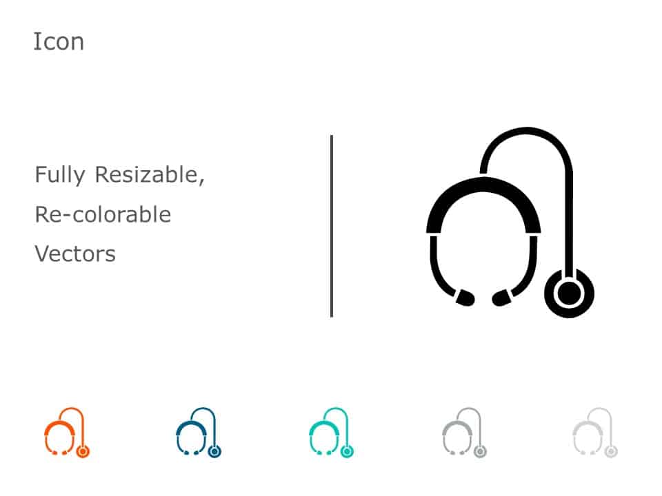 Stethoscope Icon 47 PowerPoint Template & Google Slides Theme
