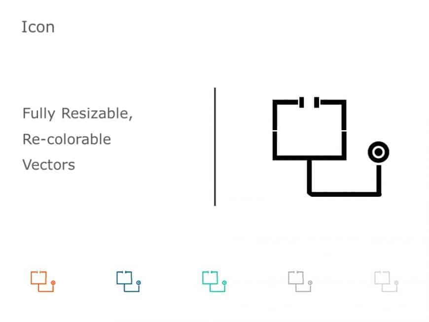 Stethoscope Icon 48 PowerPoint Template