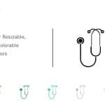 Stethoscope Icon 50 PowerPoint Template & Google Slides Theme