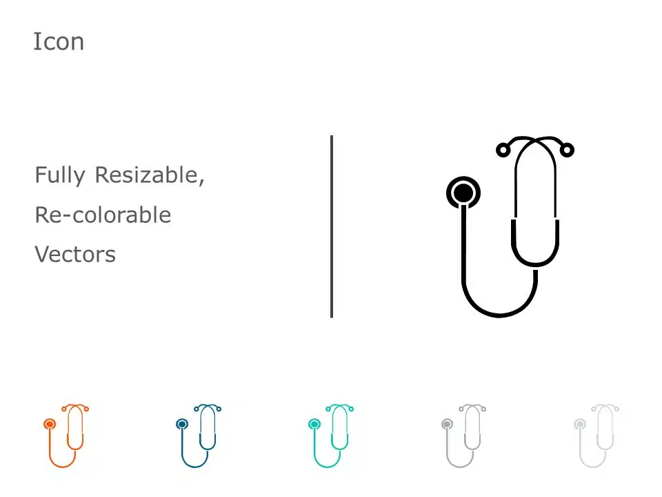 Stethoscope Icon 50 PowerPoint Template & Google Slides Theme