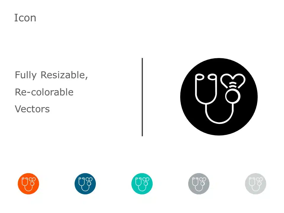 Stethoscope Icon 52 PowerPoint Template & Google Slides Theme