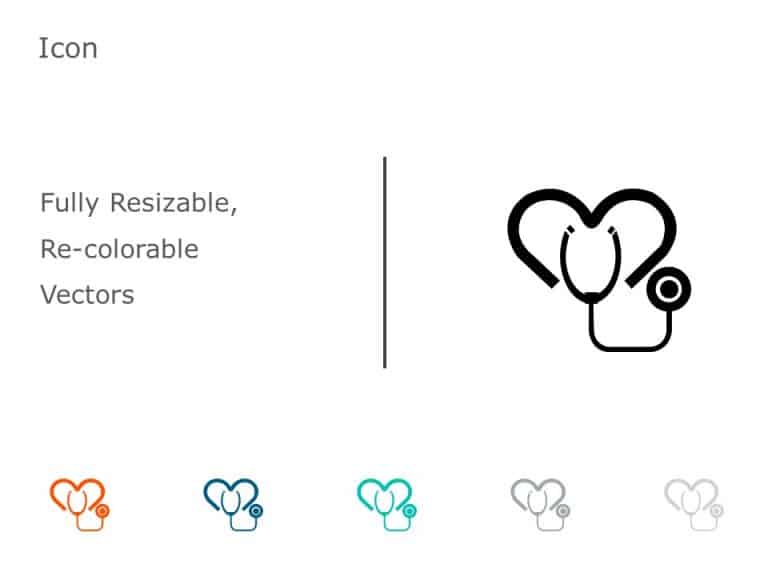 Stethoscope Icon 53 PowerPoint Template & Google Slides Theme