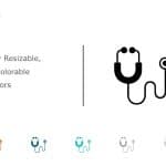 Stethoscope Icon 54 PowerPoint Template & Google Slides Theme