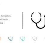 Stethoscope Icon 55 PowerPoint Template & Google Slides Theme