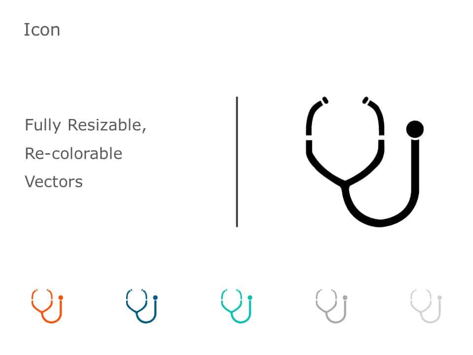Stethoscope Icon 55 PowerPoint Template
