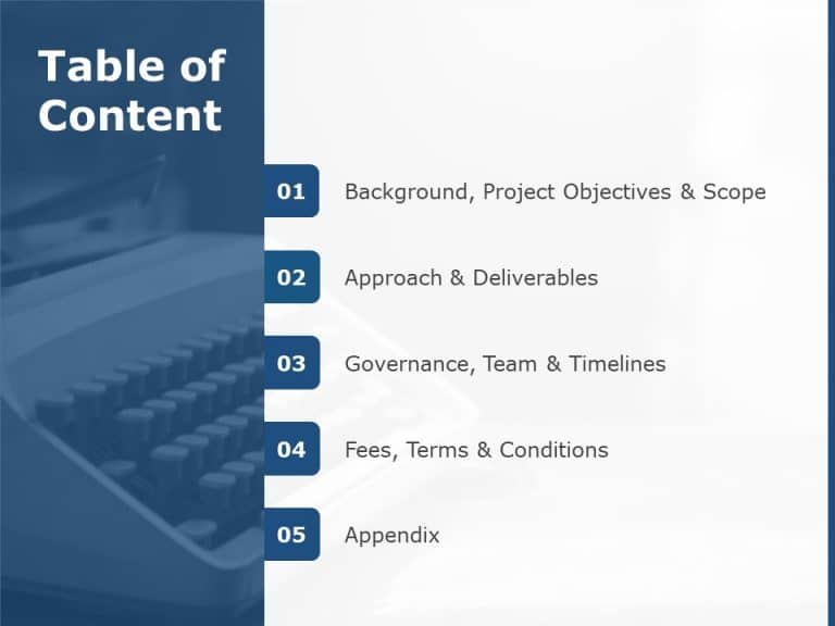 Table Of Contents Slide Table Of Contents Templates SlideUpLift