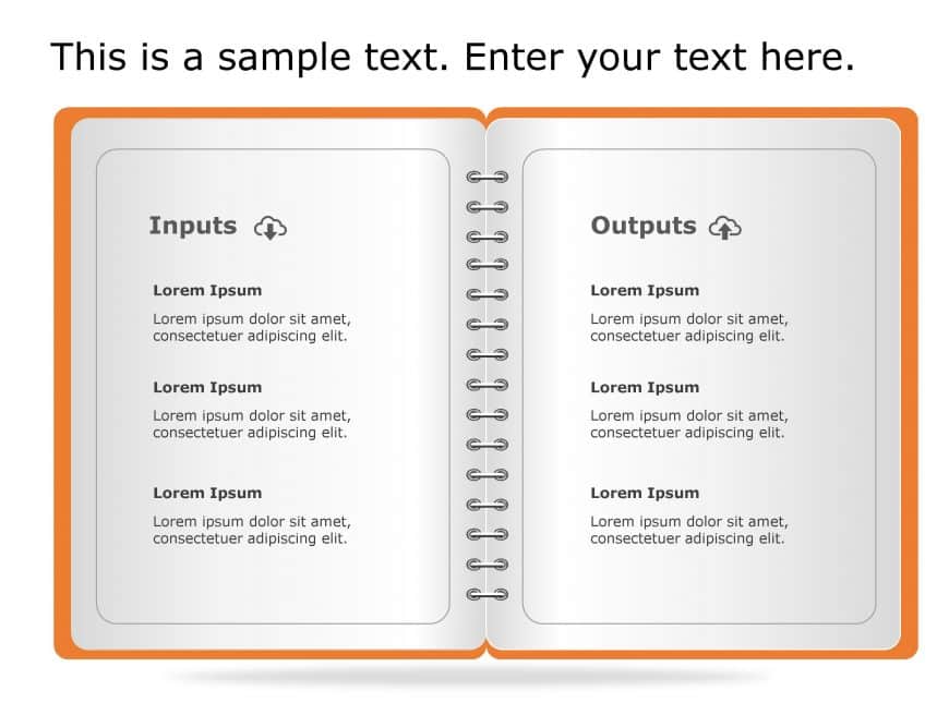 Editable Input And Output Templates For PowerPoint | SlideUpLift