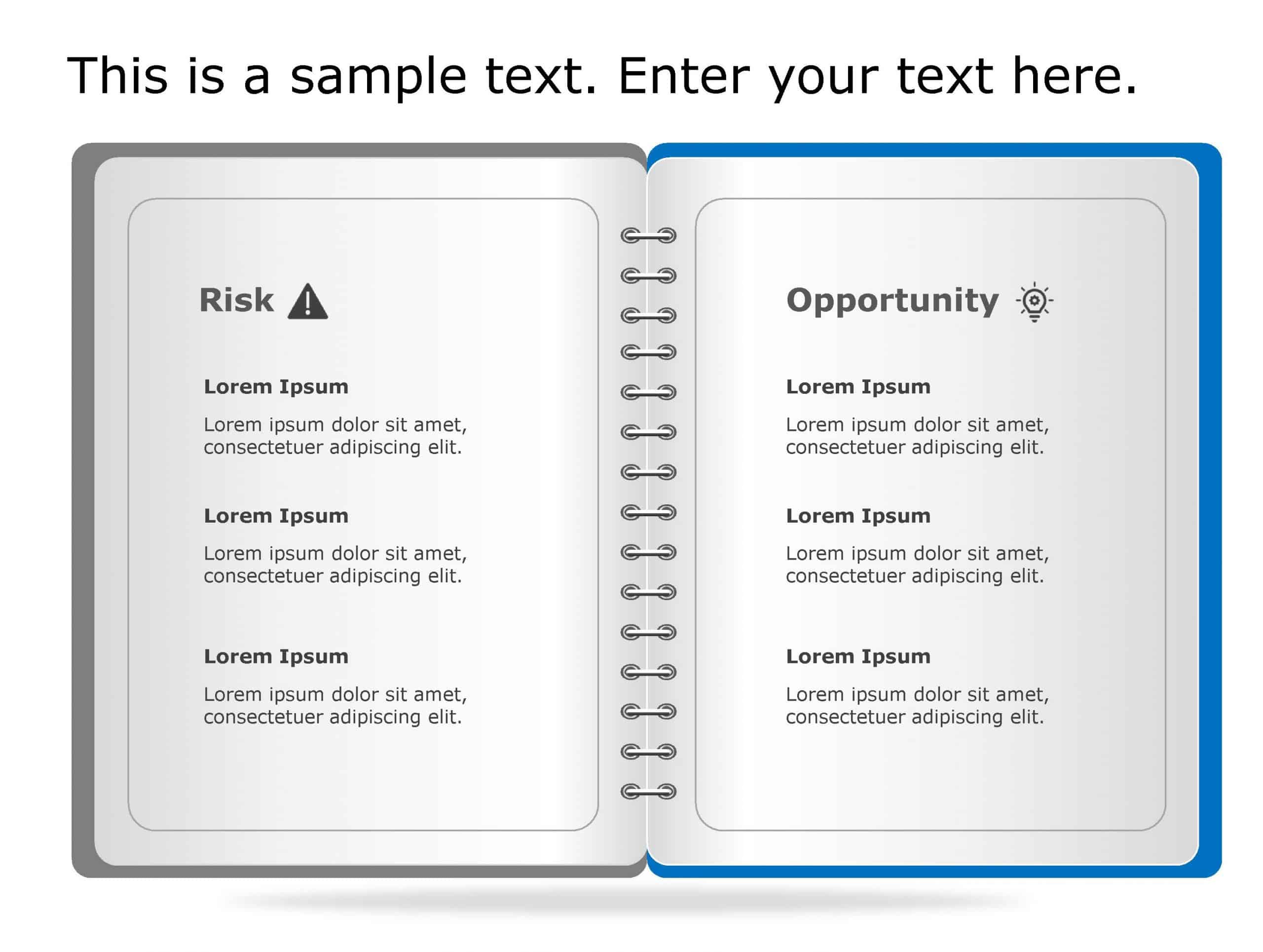 Risk Opportunity 63 PowerPoint Template