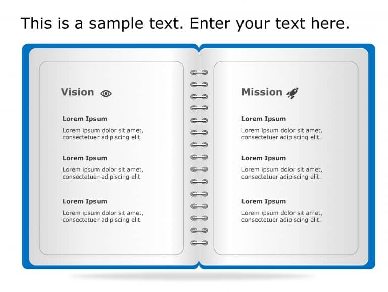Vision Mission 66 PowerPoint Template & Google Slides Theme