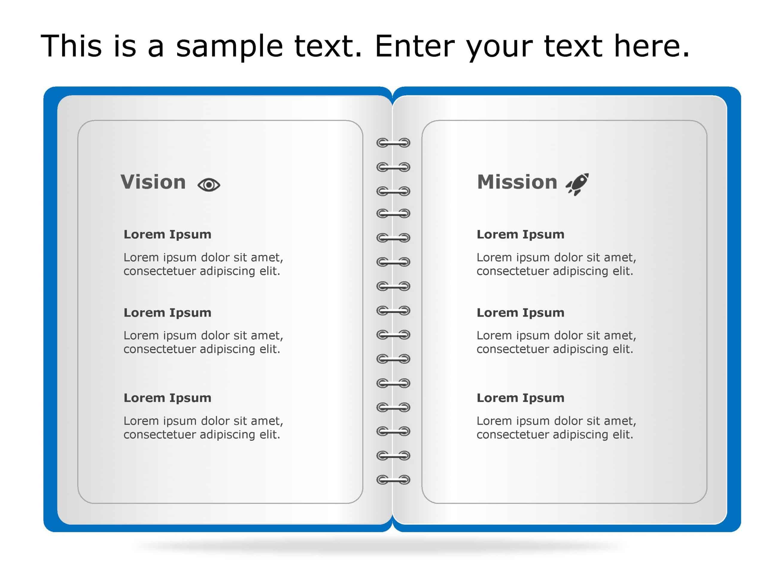 Vision Mission 66 PowerPoint Template