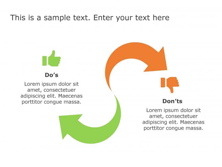 Dos Don’ts 72 PowerPoint Template & Google Slides Theme