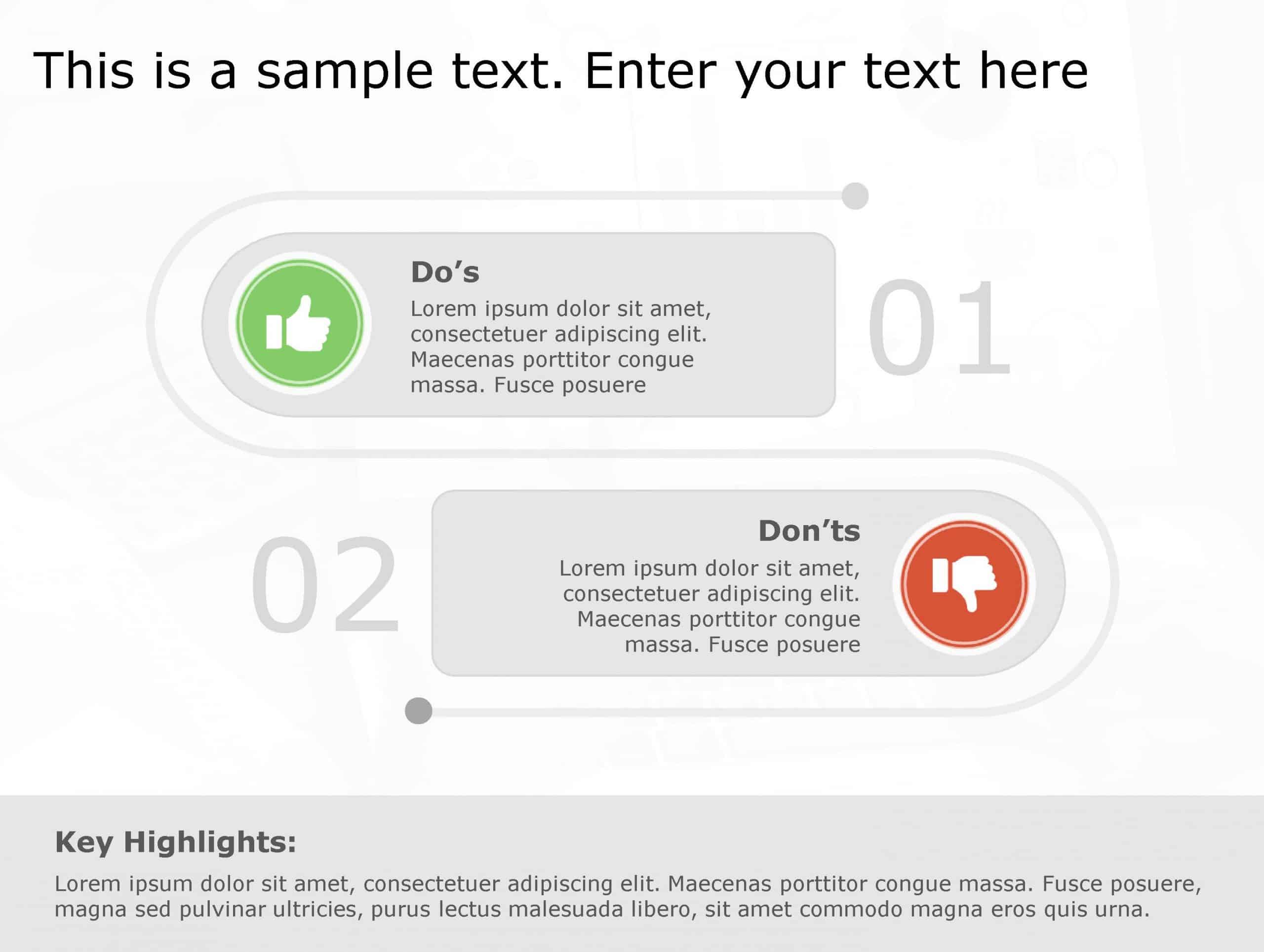 Dos Don’ts 93 PowerPoint Template