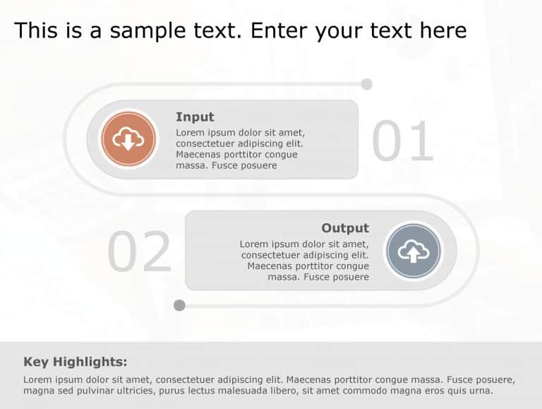 Input Output 96 PowerPoint Template & Google Slides Theme