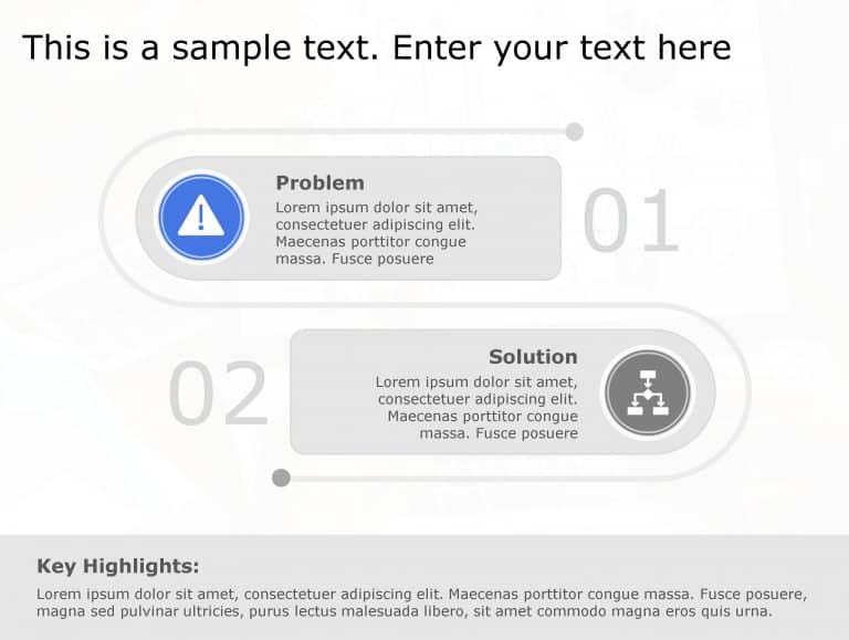 Problem Solution 101 PowerPoint Template & Google Slides Theme