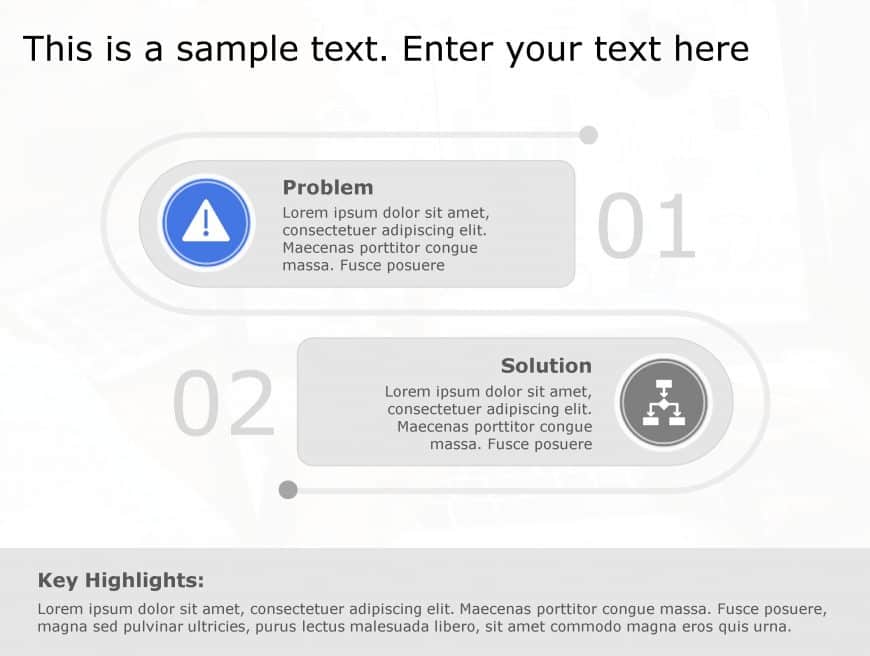 Problem Solution 101 PowerPoint Template