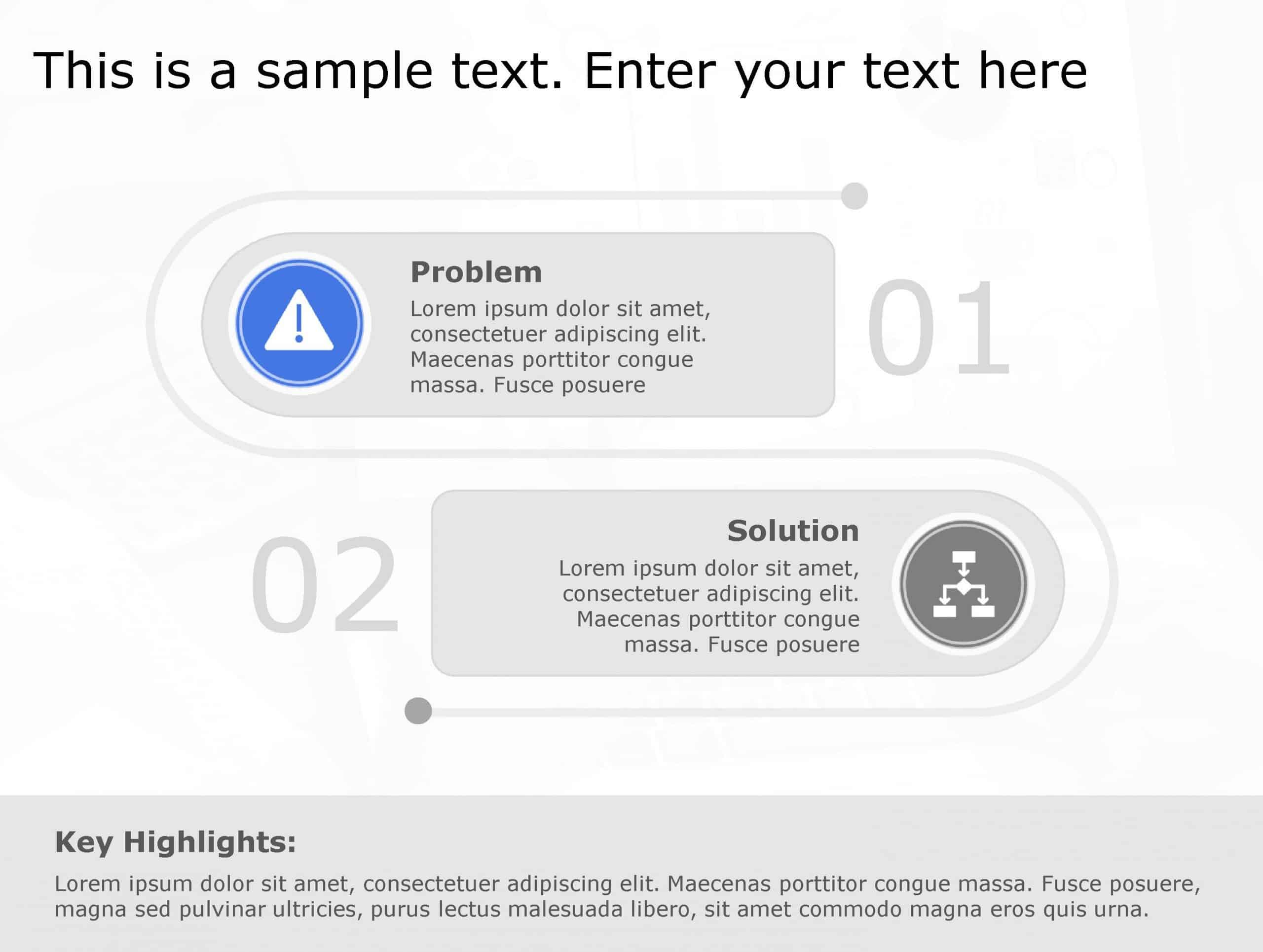 Problem Solution 101 PowerPoint Template & Google Slides Theme