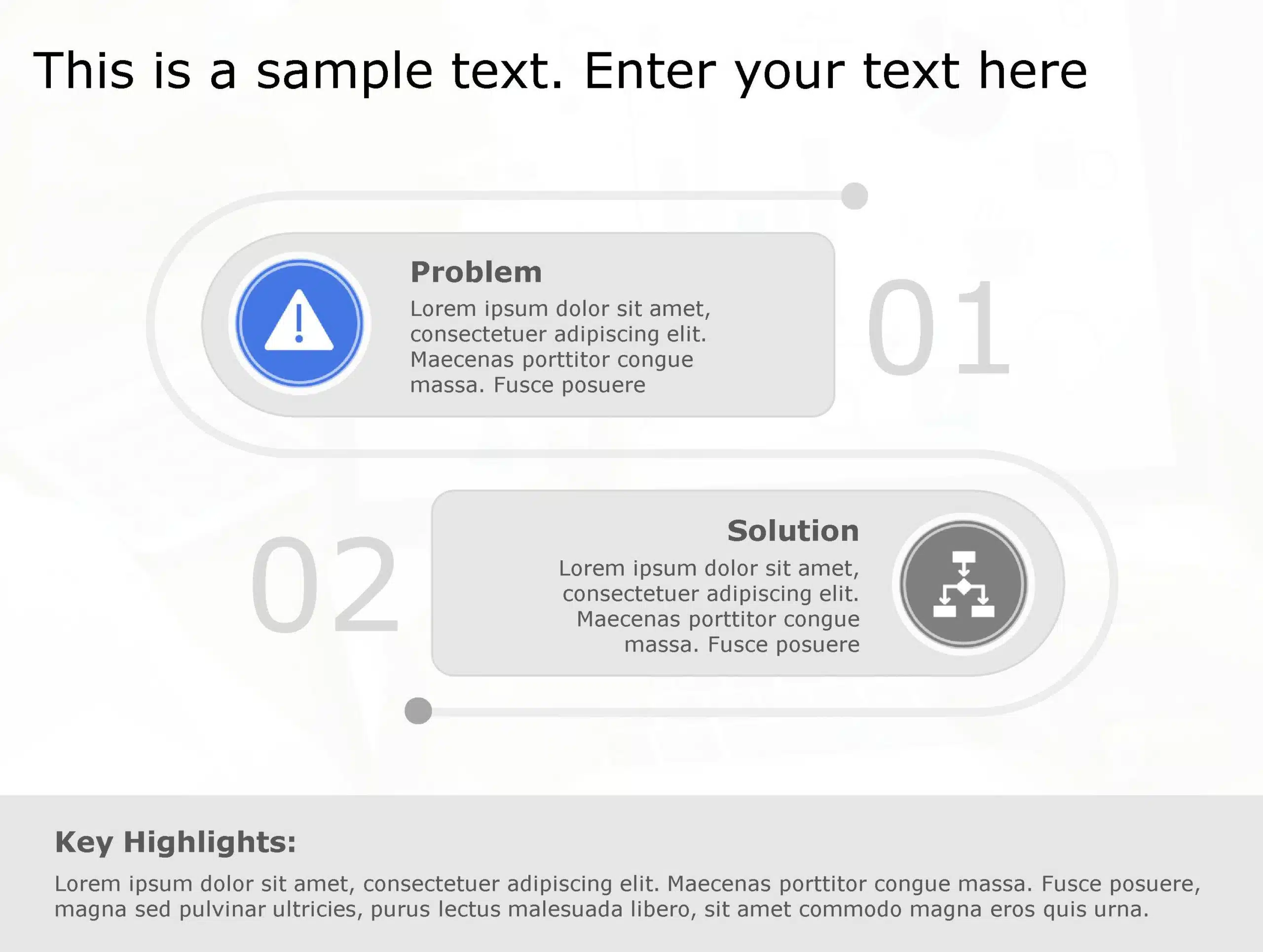 Problem Solution 101 PowerPoint Template & Google Slides Theme