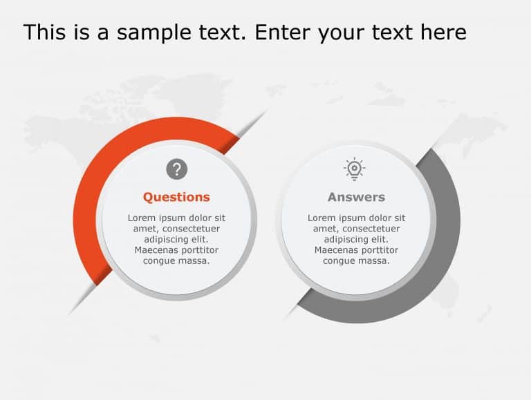 Question Answer 125 PowerPoint Template & Google Slides Theme