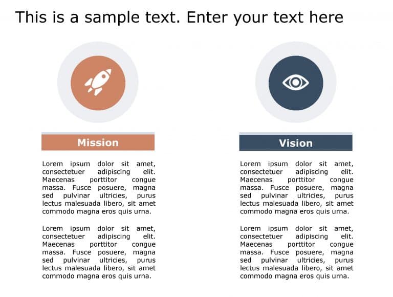 Vision Mission 141 PowerPoint Template & Google Slides Theme