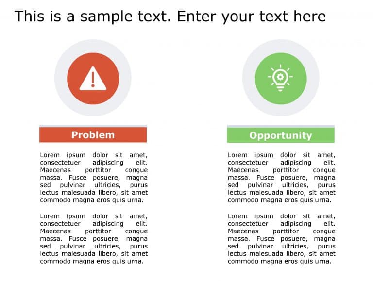 Problem Opportunity 142 PowerPoint Template
