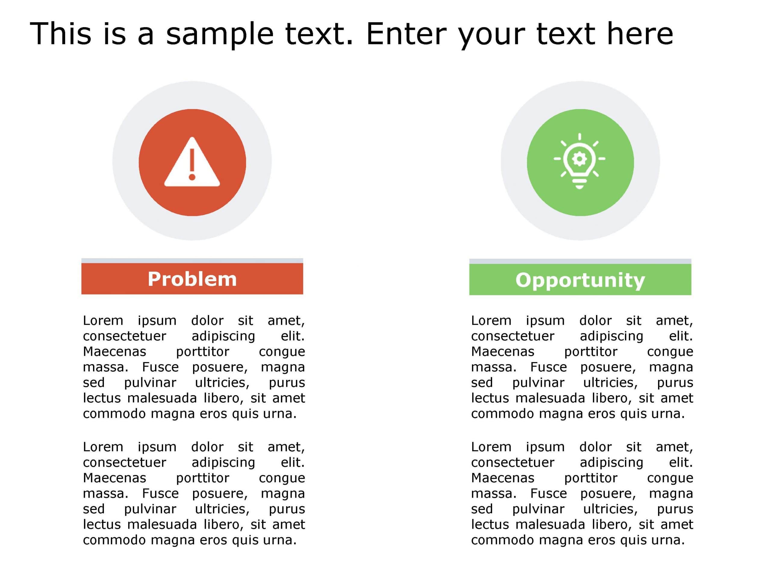 Problem Opportunity 142 PowerPoint Template