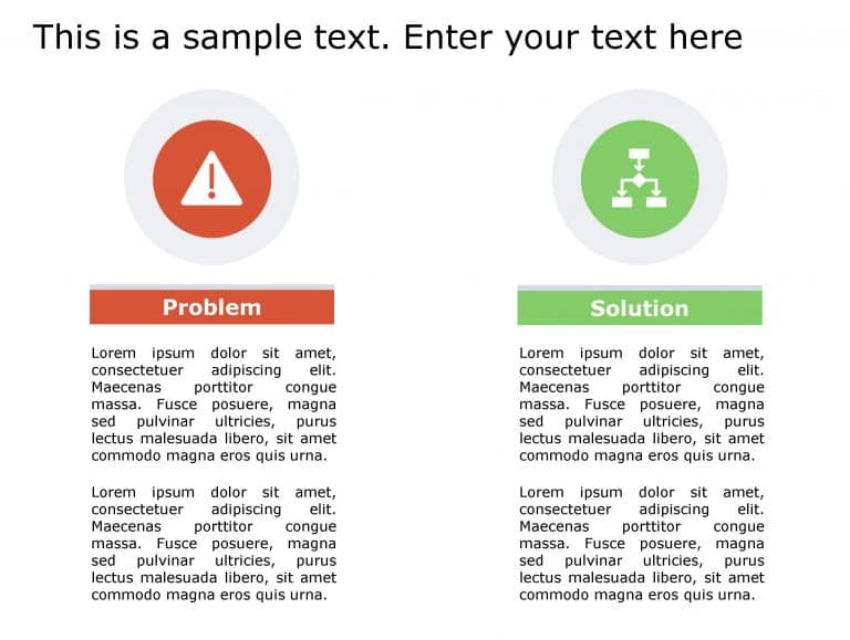 Problem Solution 143 PowerPoint Template