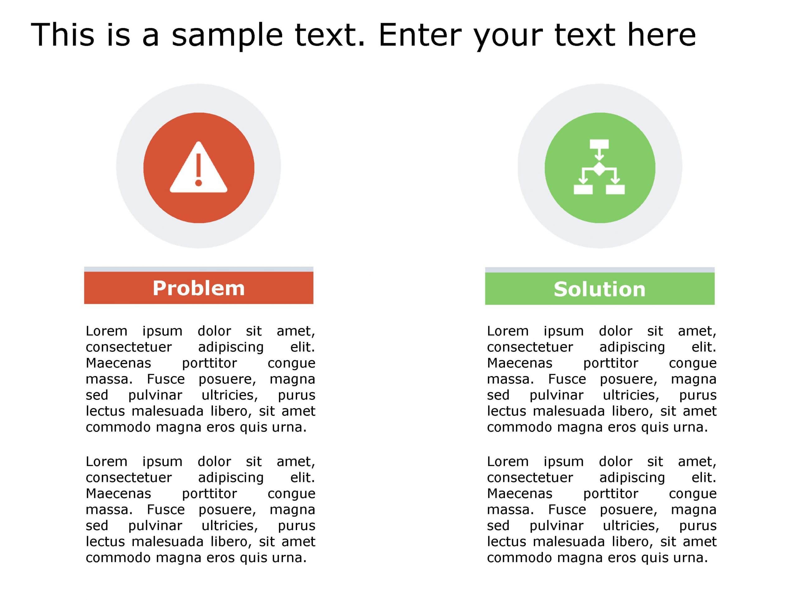 Problem Solution 143 PowerPoint Template & Google Slides Theme