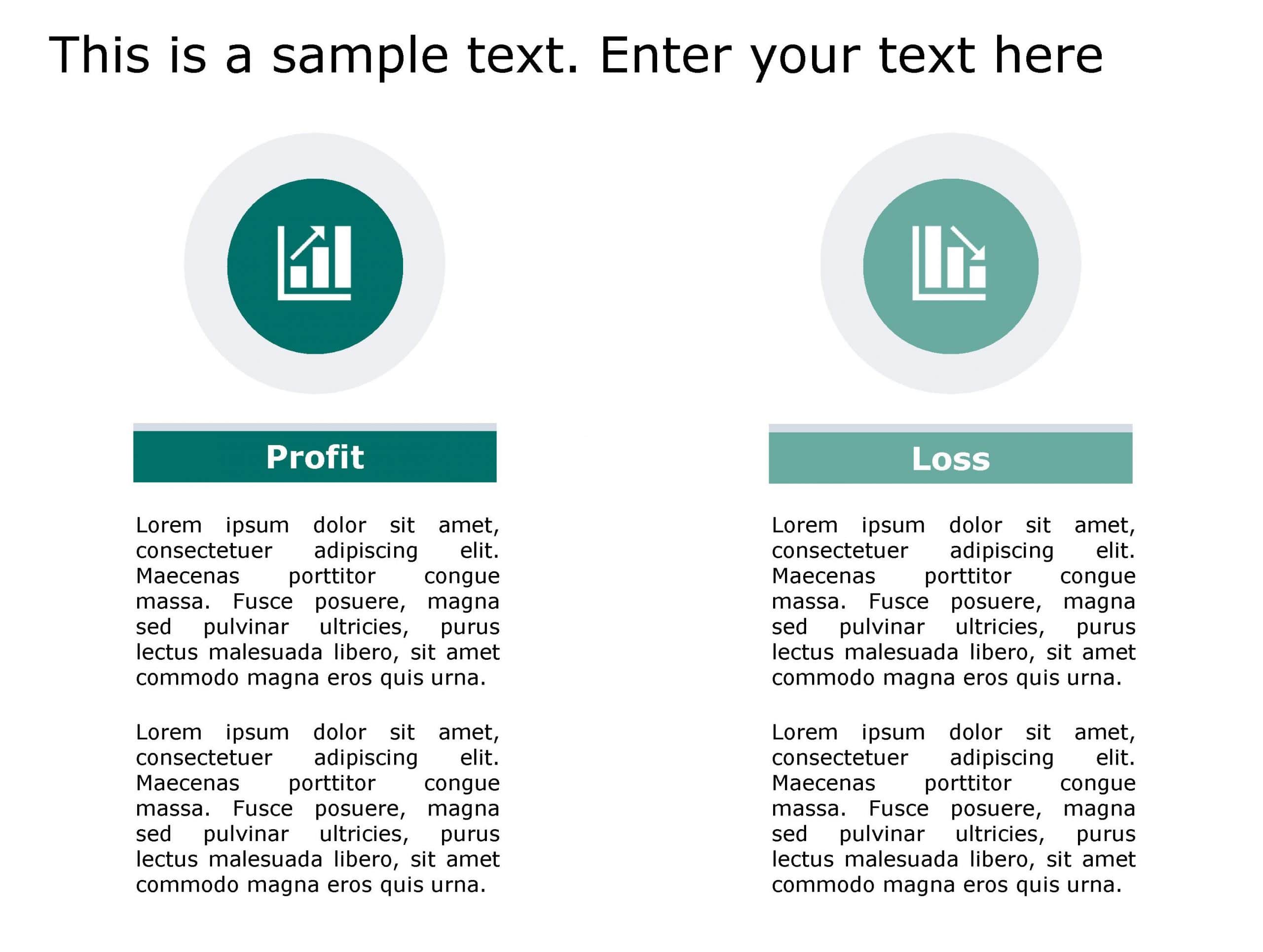 Profit Loss 144 – 2 PowerPoint Template