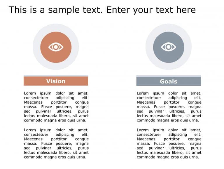 Vision Goals 149 PowerPoint Template & Google Slides Theme