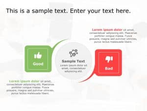 Good Bad PowerPoint Template 72 | Good Bad Templates | SlideUpLift