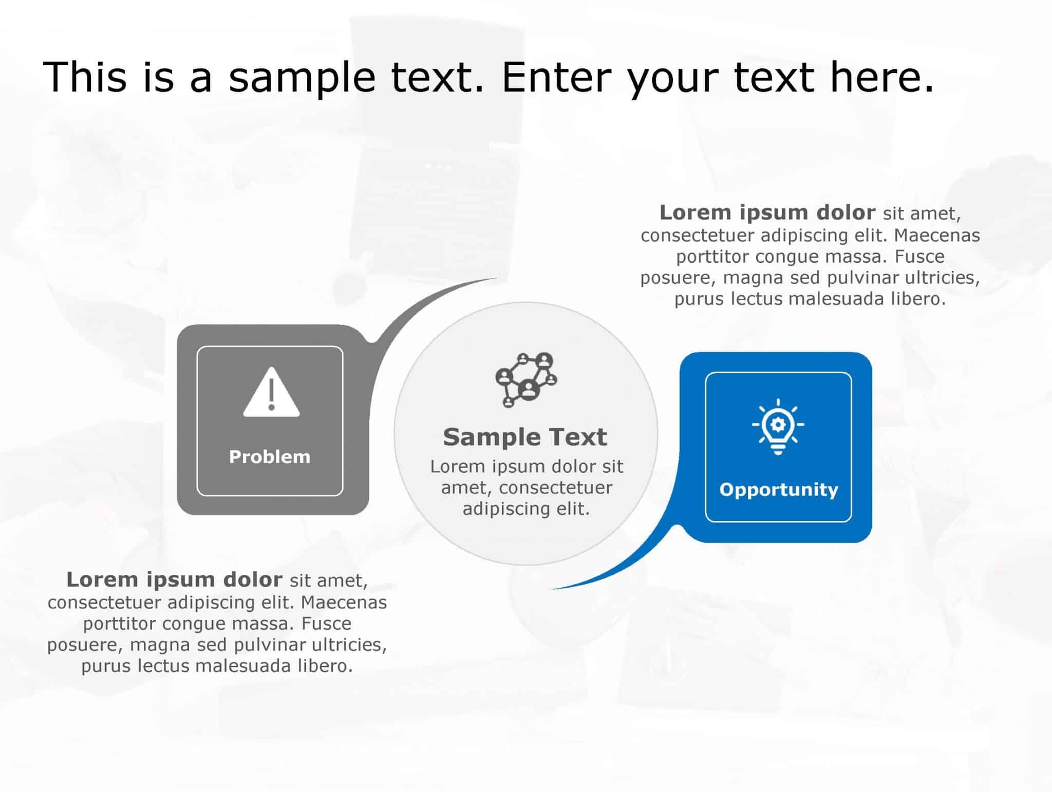 Problem Opportunity PowerPoint Template 142 | Problem Opportunity ...