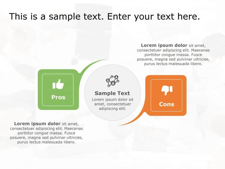 Pros Cons 168 PowerPoint Template