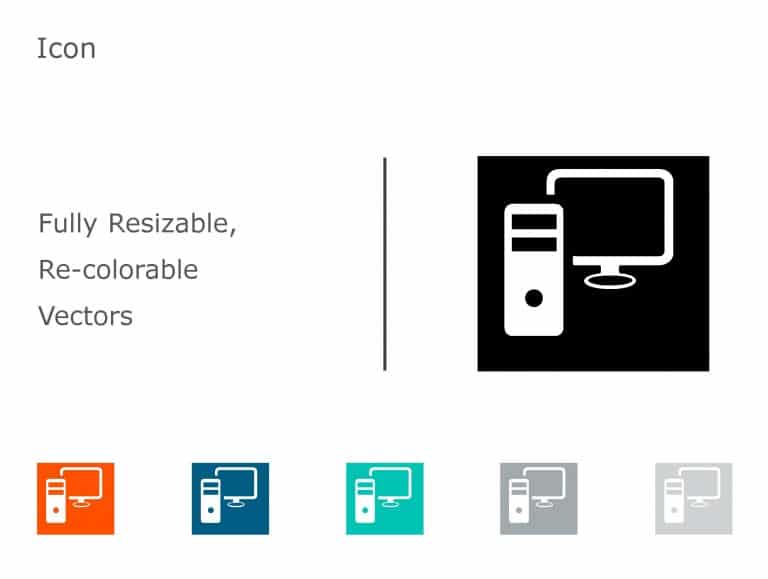 Computer Icon 01 PowerPoint Template & Google Slides Theme