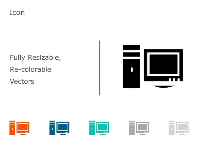 Computer Icon 03 PowerPoint Template & Google Slides Theme