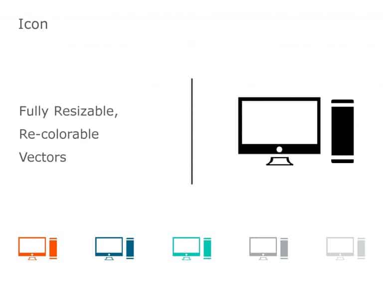 Computer Icon 04 PowerPoint Template & Google Slides Theme