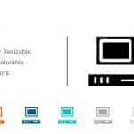 Computer Icon 06 PowerPoint Template