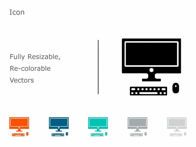Computer Icon 07 PowerPoint Template & Google Slides Theme