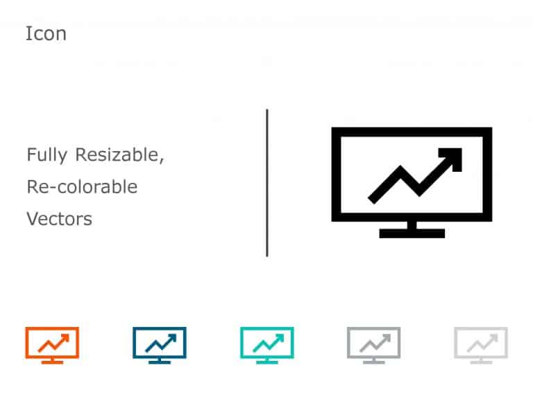 Growth Arrows Icon 09 PowerPoint Template & Google Slides Theme