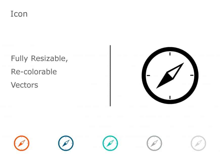 Compass Icon 02 PowerPoint Template