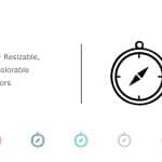 Compass Icon 04 PowerPoint Template & Google Slides Theme