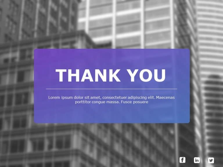 Thank You Slide 2 PowerPoint Template