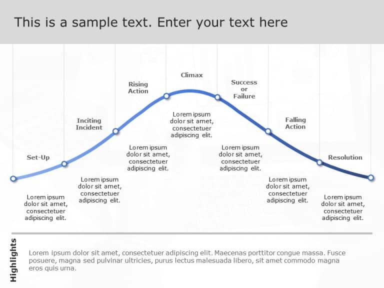 Story Arc PowerPoint Template & Google Slides Theme